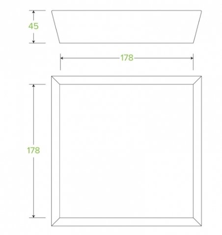 BIOBOARD TRAY #2 - Cafe Supply