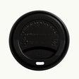 Bioplastic EcoCup Lid - BLACK 90mm - Cafe Supply