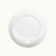 Bioplastic EcoCup Lid - WHITE 80mm - Cafe Supply