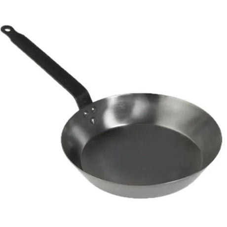 Black Iron Frypan Round 25Cm - Cafe Supply