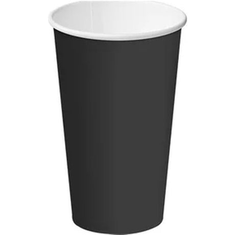 Black Paper Coffee Cup - Cafe Supply