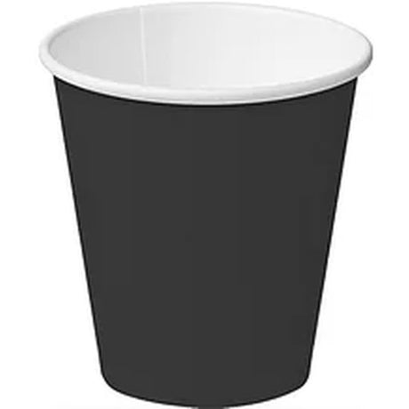 Black Paper Coffee Cup - Cafe Supply