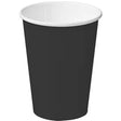 Black Paper Coffee Cup - Cafe Supply