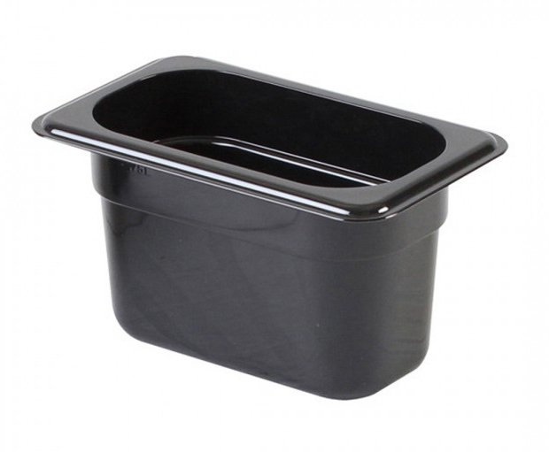 Black Poly 1/9 Gastronorm Pan - Cafe Supply