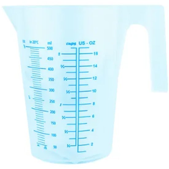 Blue Scale Thermo Measuring Jug 500Ml - Cafe Supply