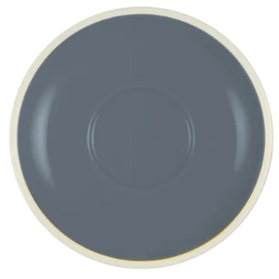Brew Steel Blue/Wht Saucer For Bw0445 - Cafe Supply