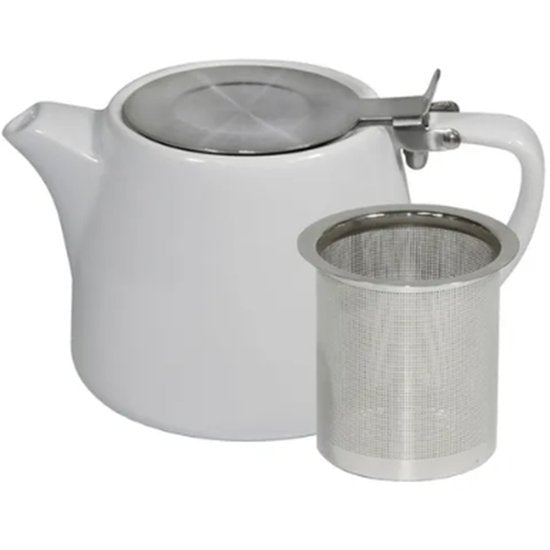 Brew White Stackable Teapot 500Ml - Cafe Supply