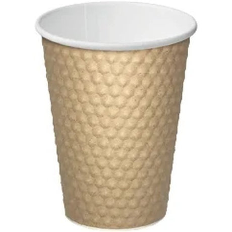 Brown Dimple Paper Coffee Cup - Cafe Supply