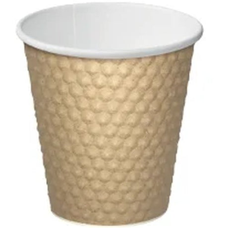 Brown Dimple Paper Coffee Cup - Cafe Supply