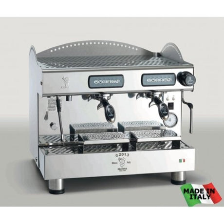 BZC2013S2EAF Bezzera Compact Espresso Machine 2 Group + Auto-foamer - Cafe Supply