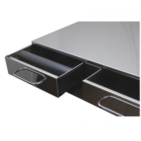 CC0480C2 Bezzera Double Drawer Knock Box - Cafe Supply