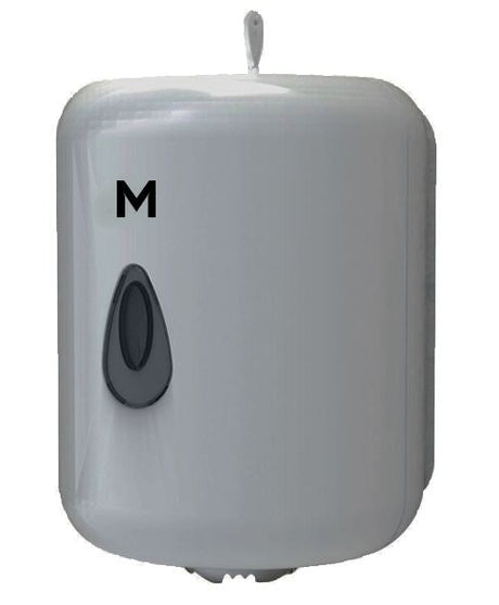 Centre Feed Towel Dispenser - Silver, 1 Roll Capacity (1) Per Each - Cafe Supply