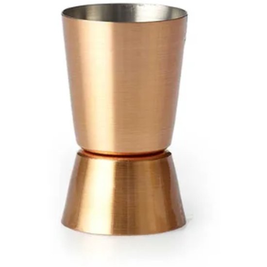 Chef Inox Jigger 15/30Ml Copper Plated - Cafe Supply