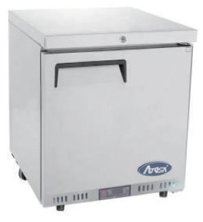 CHILLER FRIDGE CABINET SOLID DOOR MBC24R - Cafe Supply