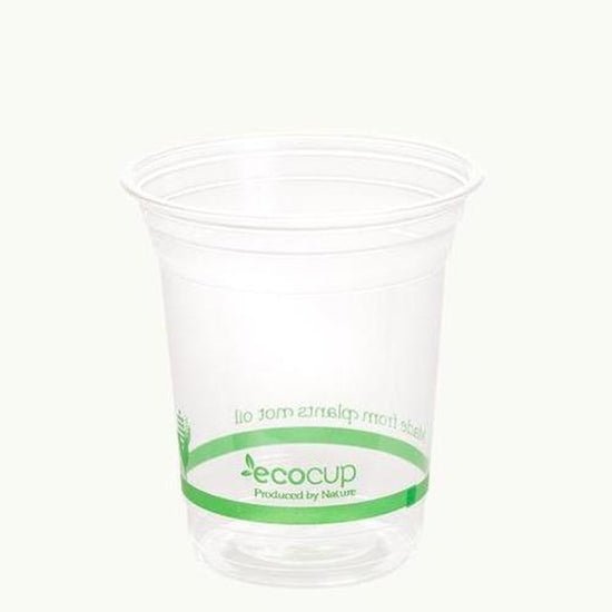Clear EcoCup - Green 420ml - Cafe Supply