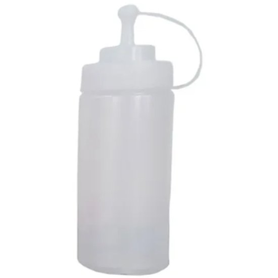 Clear Wide Mouth Squeeze Bottle 350Ml - Cafe Supply