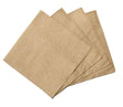 Cocktail Napkins 1/4 Fold - Brown, 240mm x 240mm, 2 Ply (2000) Per Box - Cafe Supply