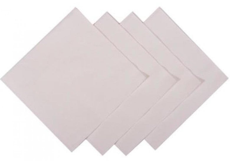 Cocktail Napkins 1/4 Fold - White, 240mm x 240mm, 2 Ply (2000) Per Box - Cafe Supply