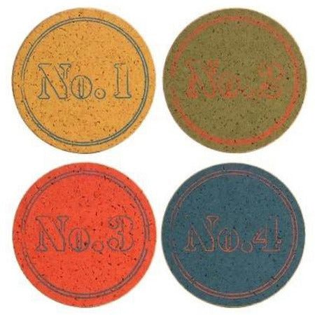 Colour By Number Coasters (8) - Cafe Supply