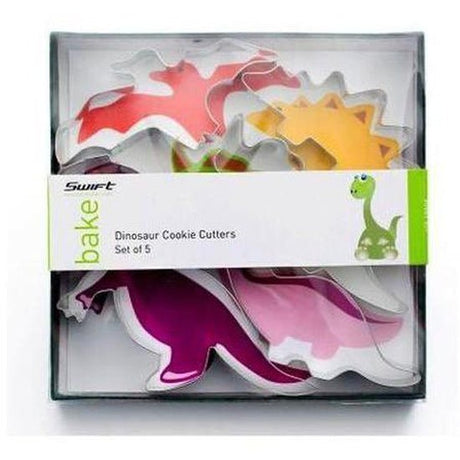 Cookie Cutter Set Dinosaurs Tin Plate - Cafe Supply