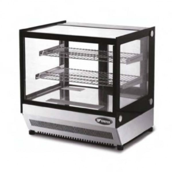 COUNTERTOP SQUARE CAKE SHOWCASE 700 MM FRIDGE TF120L - Cafe Supply