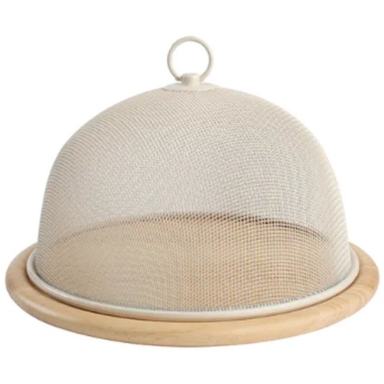 Cream Provence Mesh Dome - Cafe Supply