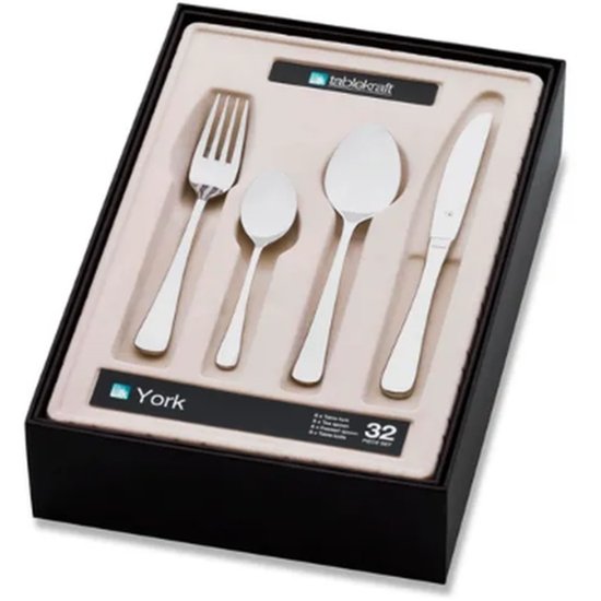 Cutlery Set 32Pc York - Cafe Supply