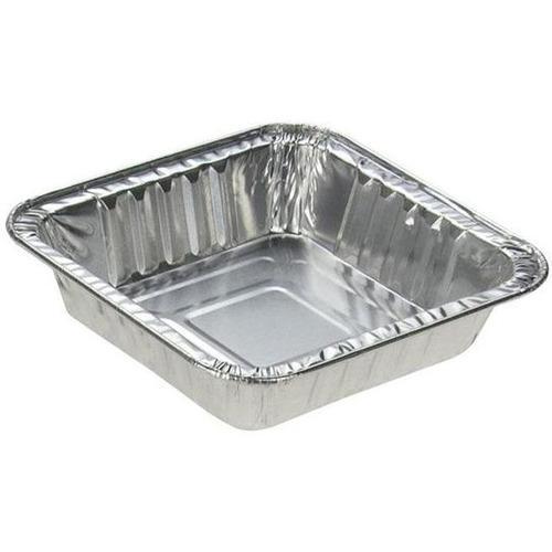 Deep Square Sweet Aluminium Foil Dish - Cafe Supply