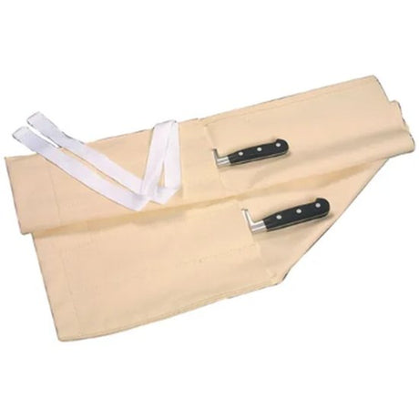 Dexam Cream Cotton Knife Roll Heavy Duty - Cafe Supply