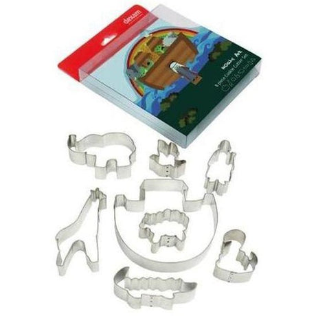 Dexam Noahs Ark Set Of 8 Cookie Cutters - Cafe Supply