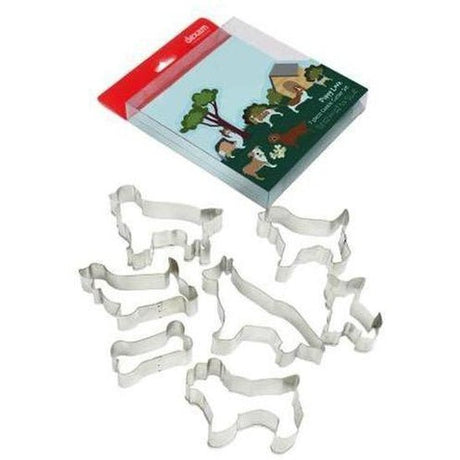 Dexam Puppy Love Set Of 7 Cookie Cutters - Cafe Supply