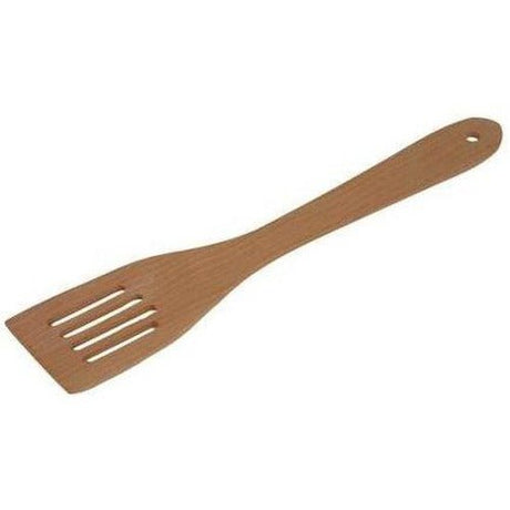 Dexam Wooden Slotted Spatula Beech 30Cm (6) - Cafe Supply