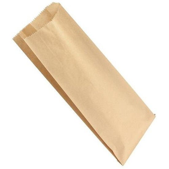 Double Bottle Brown Paper Bag - 165(W) x 395(H) x 65(G) mm - Cafe Supply