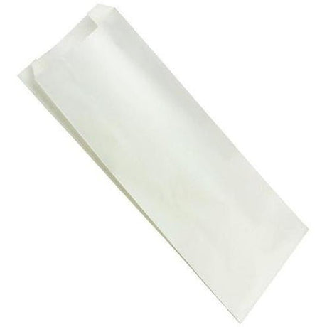Double Bottle White Paper Bag - 165(W) x 400(H) x 60(G) mm - Cafe Supply
