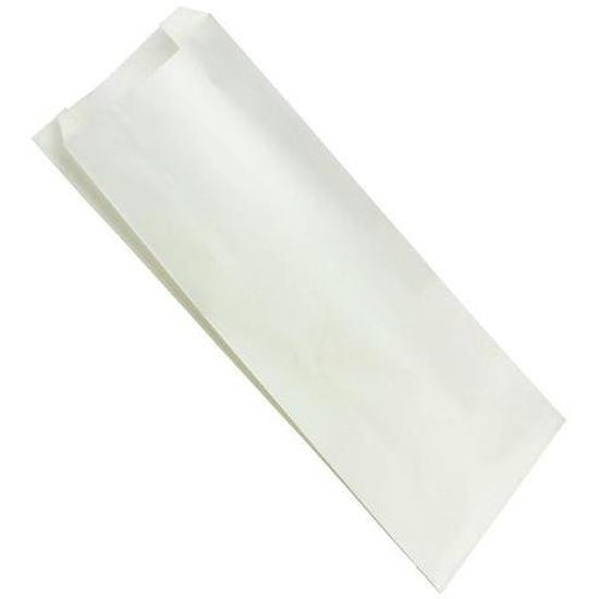 Double Bottle White Paper Bag - 165(W) x 400(H) x 60(G) mm - Cafe Supply