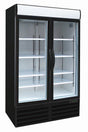 Double door Freezer NF5000 with light box - Cafe Supply