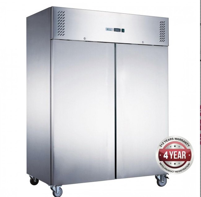 Double Door Upright Fridge - XURC1200SFV - Cafe Supply