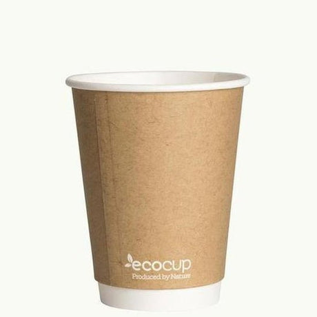 Double Wall EcoCup - KRAFT - FSC MIX 400ml - Cafe Supply