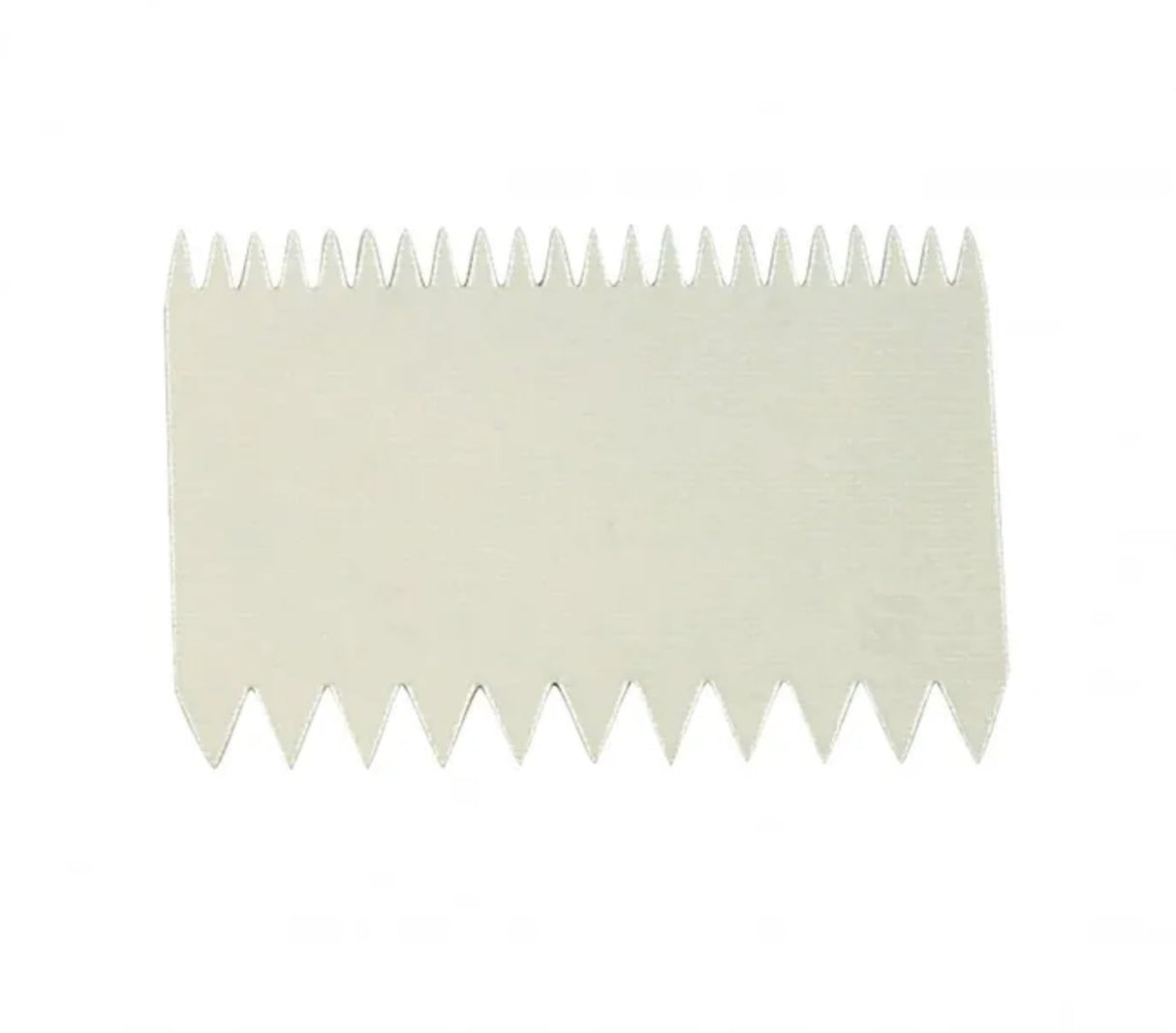 DOUGH SCRAPER COMB DOUBLE SIDE - Cafe Supply