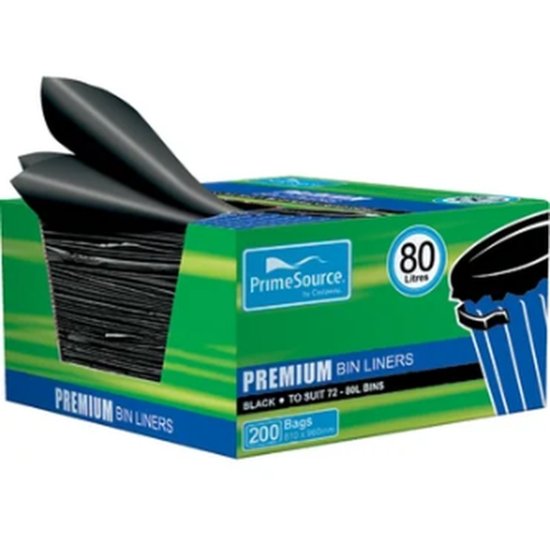 Easy-Pick 80L Premium Bin Liners - Cafe Supply
