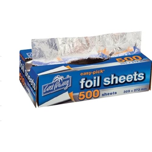 Easy-Pick Heavy Duty Cut Foil Sheets - Cafe Supply