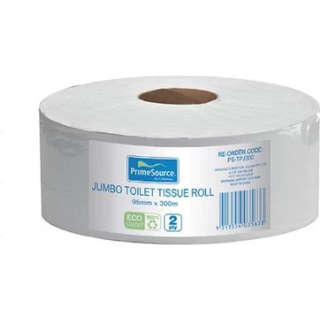 Eco-Clean 2 Ply Toilet Tissue, Jumbo Roll - Cafe Supply