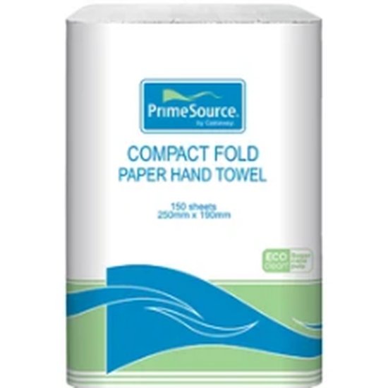 Eco-Clean Compact Fold Paper Hand Towels - Cafe Supply