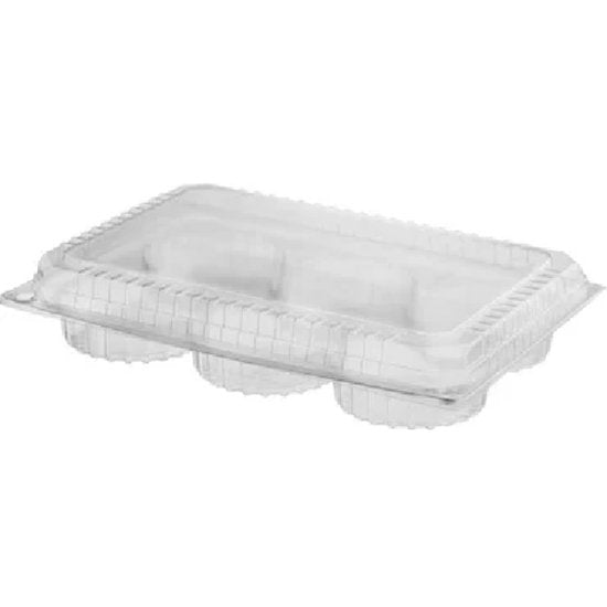 Eco-Smart Clearview Six Iced Donut Pack - Cafe Supply