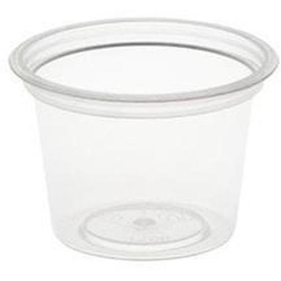 Emperor 30ml/1oz Polypropylene Round Container - Cafe Supply