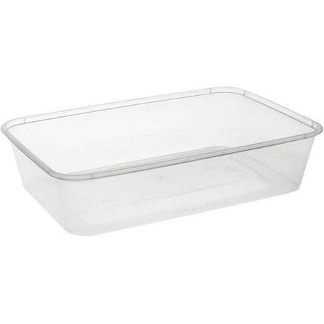 Emperor 500ml/20oz Polypropylene Rectangle Container - Cafe Supply