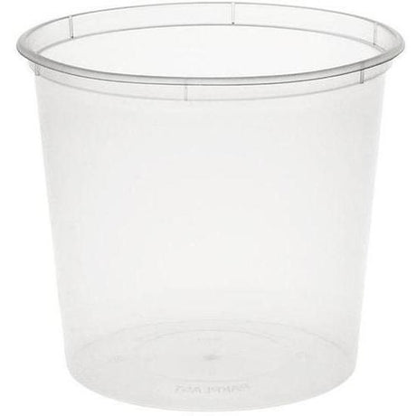 Emperor 750ml/30oz Polypropylene Round Container - Cafe Supply