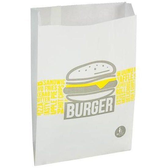 Emperor Burger Bag 165(W) x 245(H) x 50(G) mm - Cafe Supply