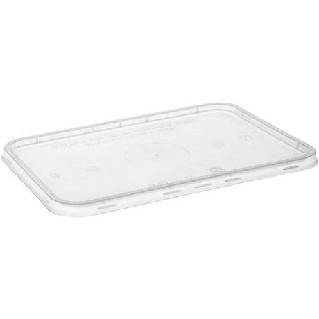 Emperor Polypropylene Rectangle Lid to suit 500ml to 1000ml - Cafe Supply