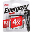 Energizer Max AA Battery 4 Pack - Cafe Supply